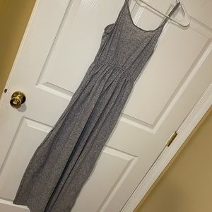 Gray spaghetti strap dress
